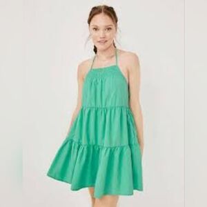 NWOT- American Eagle High Neck Tiered Dress